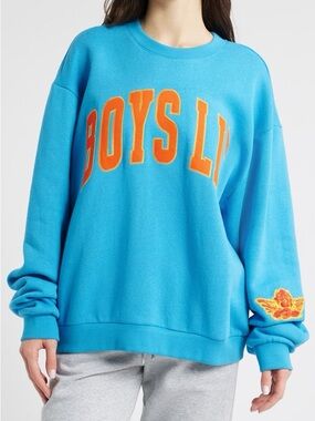Boys Lie Razzle Dazzle Kara Crewneck Sweatshirt Women’s Size XXXL/XXXXL Slouchy
